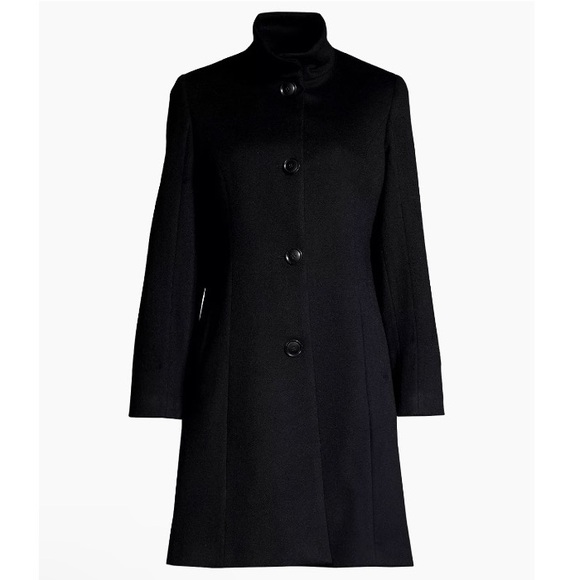 Sofia Cashmere Funnel Neck Coat - Picture 5 of 9